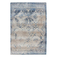 Arte Espina Kurzflorteppich Antigua 525 creme B/H/L: ca. 120x0,9x170 cm Antigua 525 - blau/creme (170,00/120,00/0,90cm) - Arte Espina