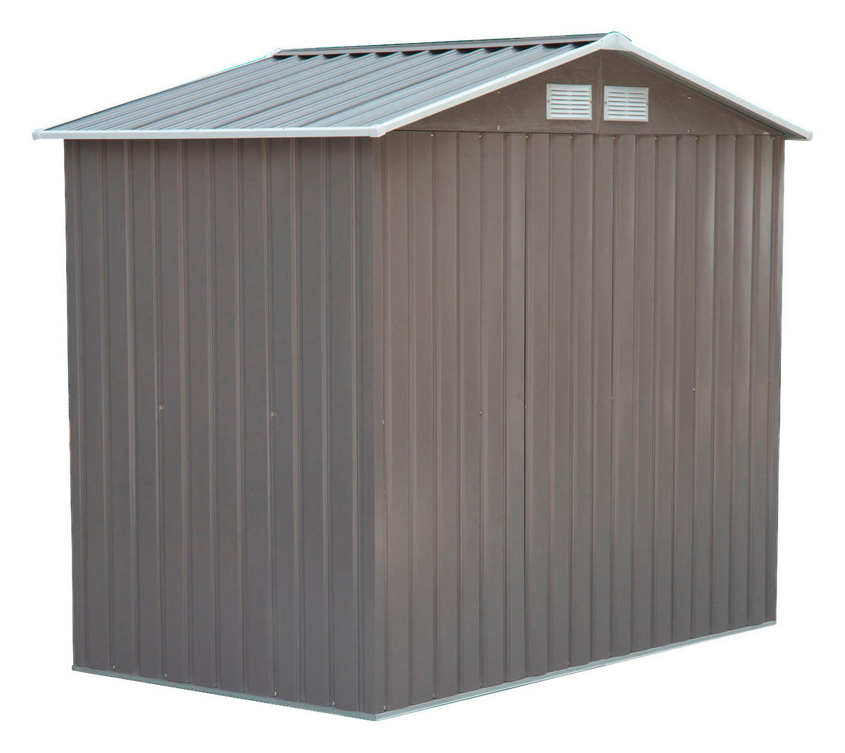 Outsunny Gartenhaus grau B/H/L: ca. 117x185x213 cm Gartenhaus - grau (213,00/117,00/185,00cm) - Outsunny