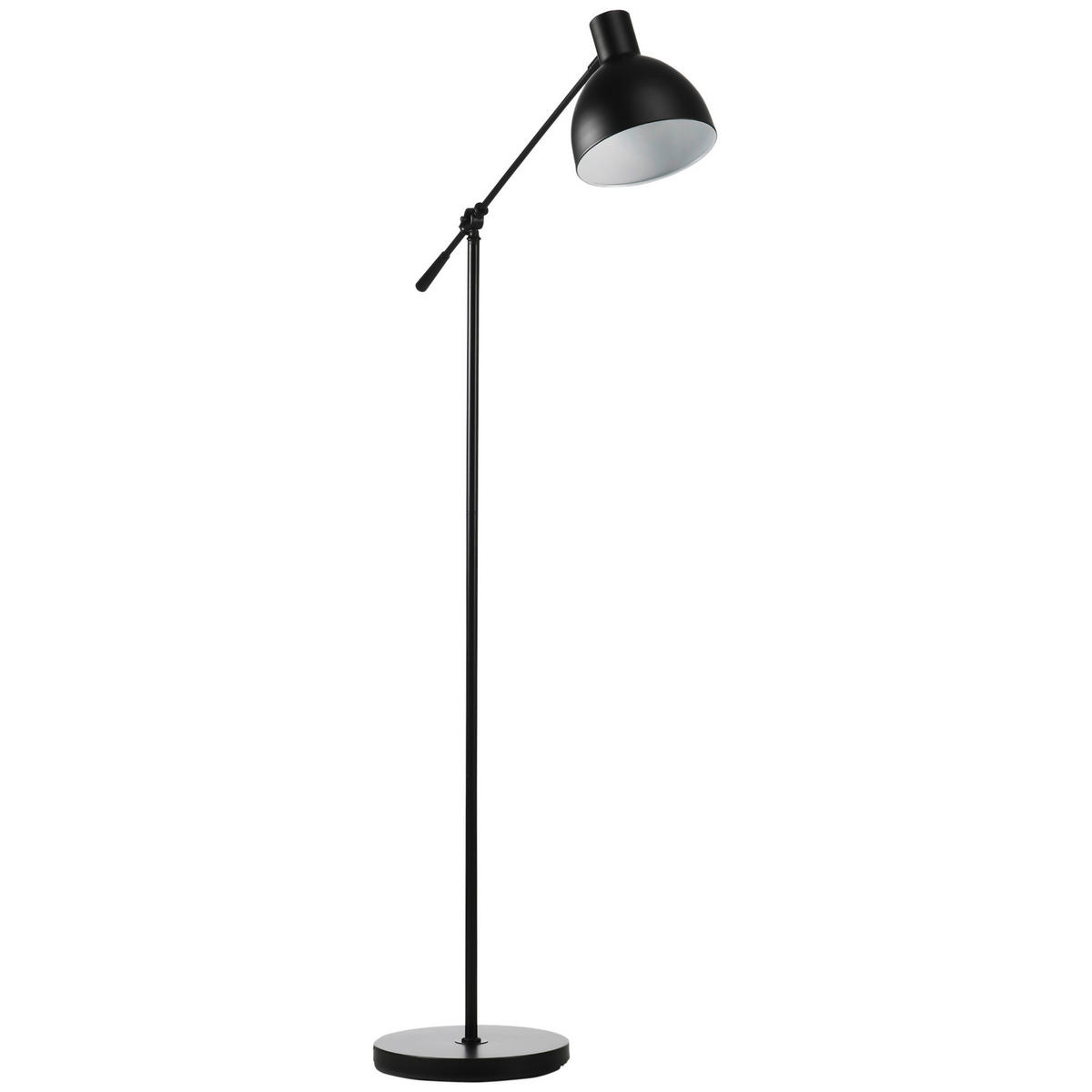 HOMCOM Stehleuchte schwarz Stahl B/H/T: ca. 30x131x30 cm Stehleuchte B31-335BK - schwarz (30,00/131,00/30,00cm) - HOMCOM