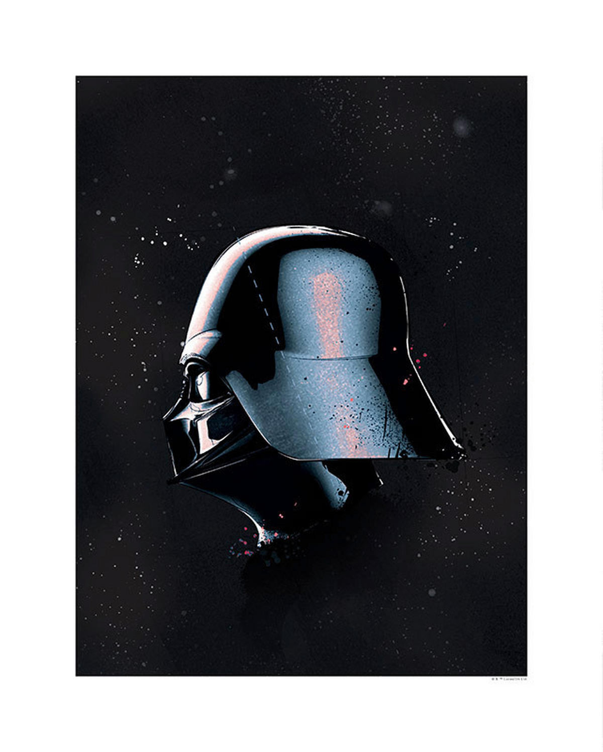 Komar Poster Star Wars Classic Helmets Vader Star Wars B/L: ca. 40x50 cm Star Wars Classic Helmets Vader - (40,00/50,00cm) - Komar