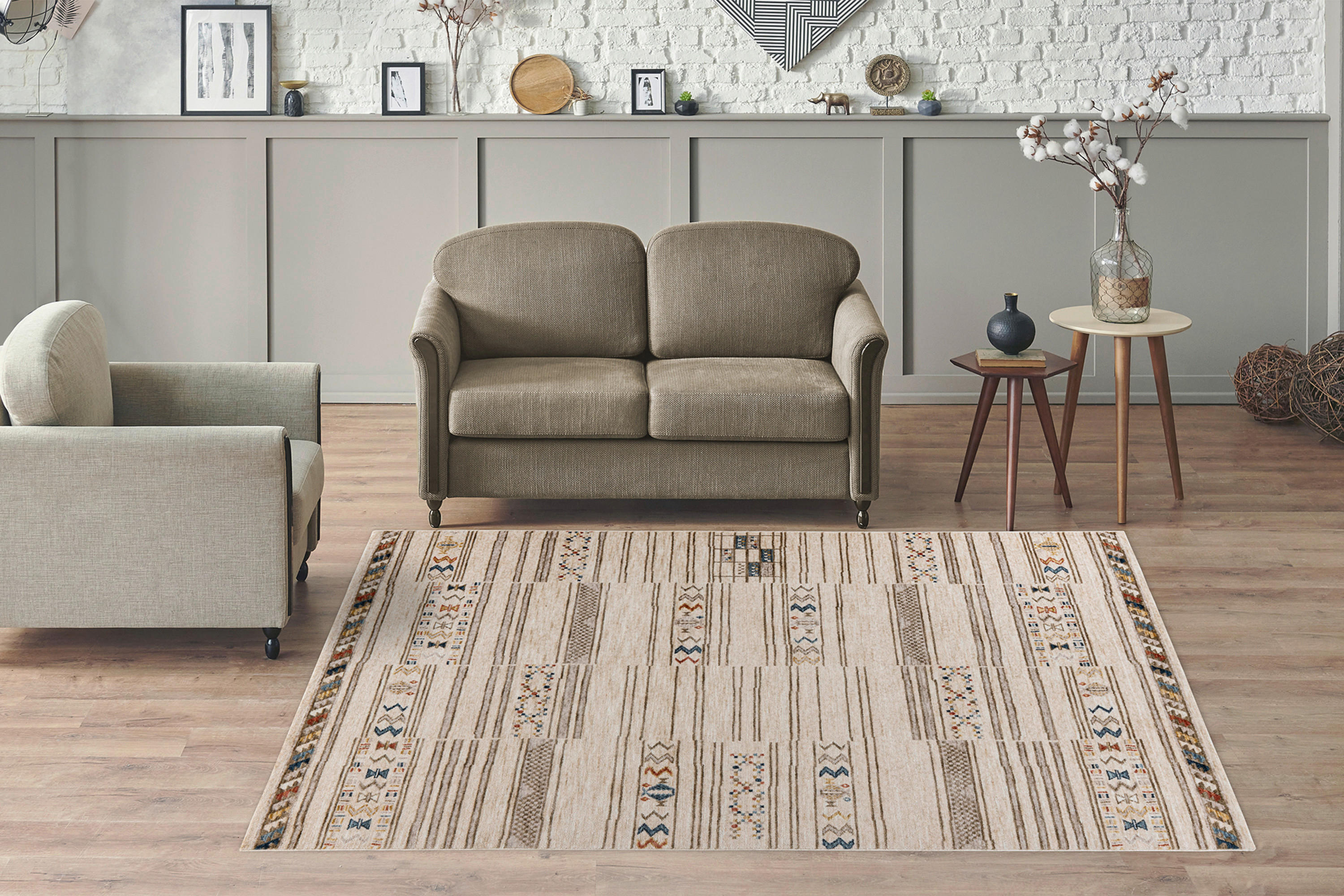 360Living Teppich Jaka multicolor B/L: ca. 80x150 cm Jaka - multicolor (80,00/150,00cm) - 360Living