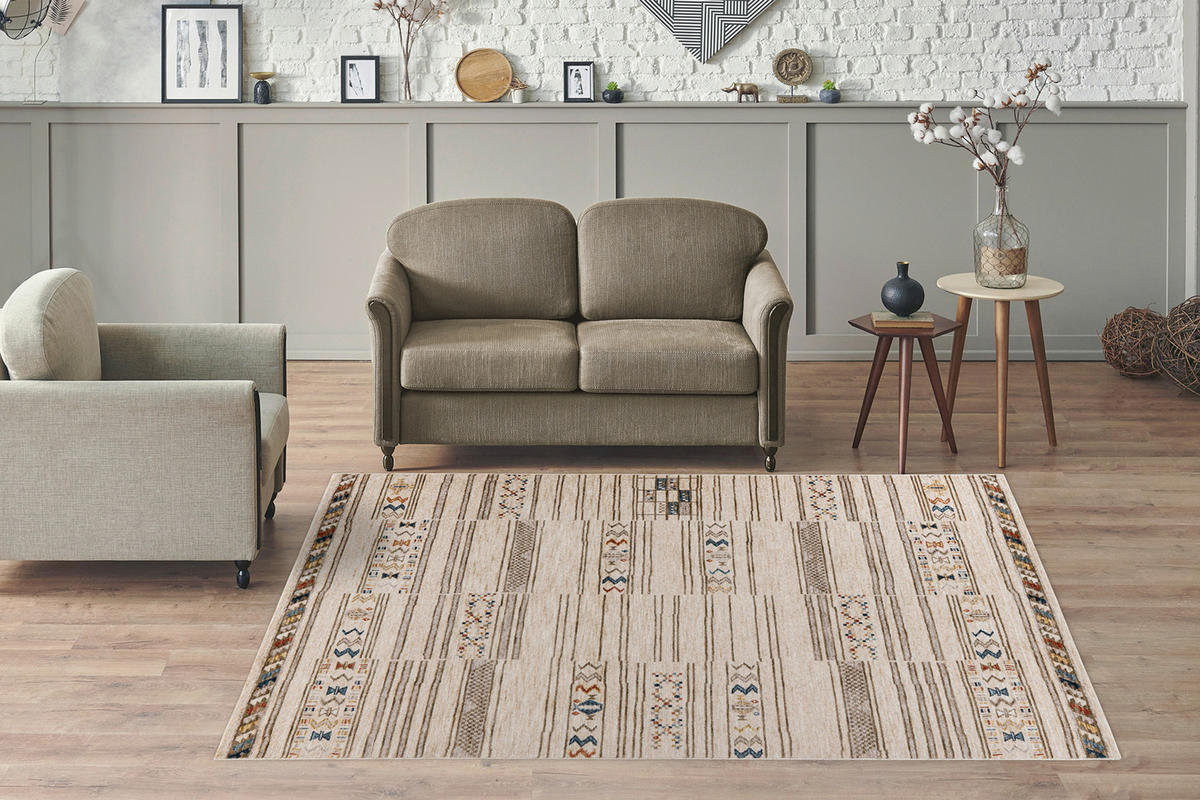 360Living Teppich Jaka multicolor B/L: ca. 80x150 cm Jaka - multicolor (80,00/150,00cm) - 360Living