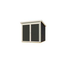 Karibu Fahrradgarage Jimmy anthrazit B/H/T: ca. 163x167x216 cm Jimmy - anthrazit (163,00/167,00/216,00cm) - Karibu