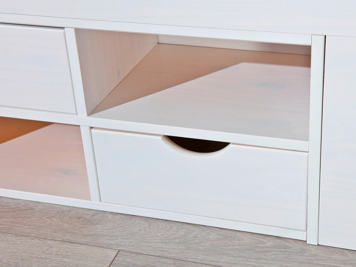 Funktionsbett Till weiß Liegefläche B/L: ca. 140x190 cm Till - weiß (146,00/47,50/199,00cm) - Inter Link