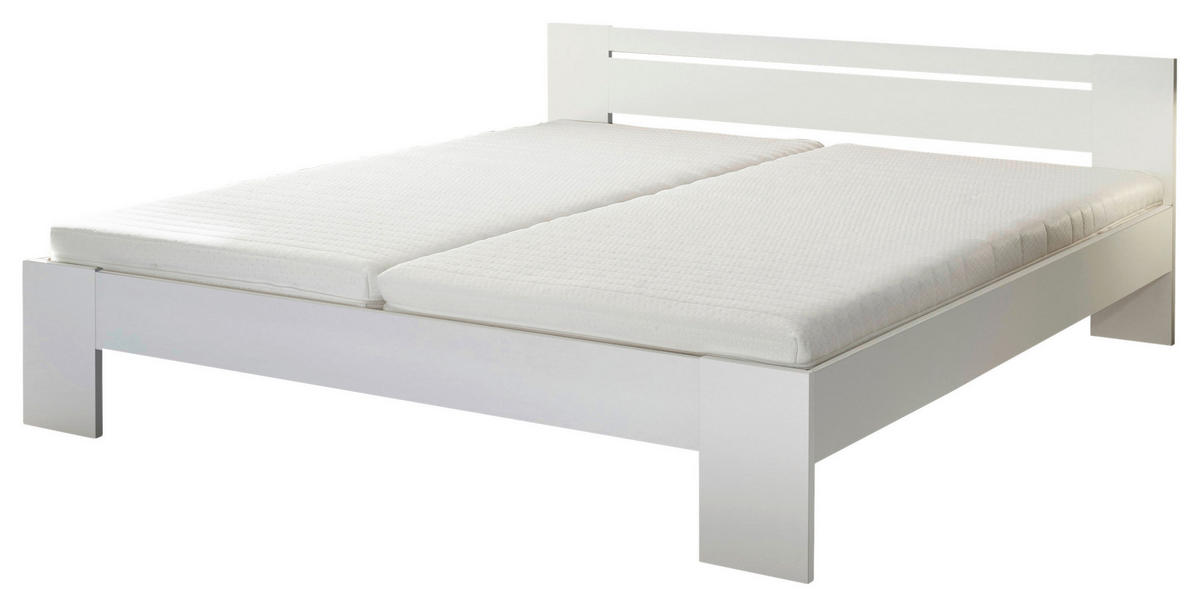 Futonbett Cannes weiß Liegefläche B/L: ca. 180x200 cm Cannes - weiß (185,00/71,00/204,00cm)