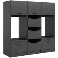 Waschmaschinenumbauschrank Free anthrazit B/H/T: ca. 192x195x68 cm Free - anthrazit (192,00/195,00/68,00cm) - xonox.home