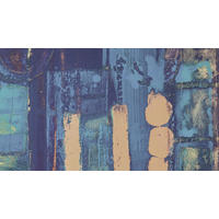 Komar Fototapete Stems Blooming Blue B/L: ca. 500x280 cm Stems Blooming Blue - (500,00/280,00cm) - Komar