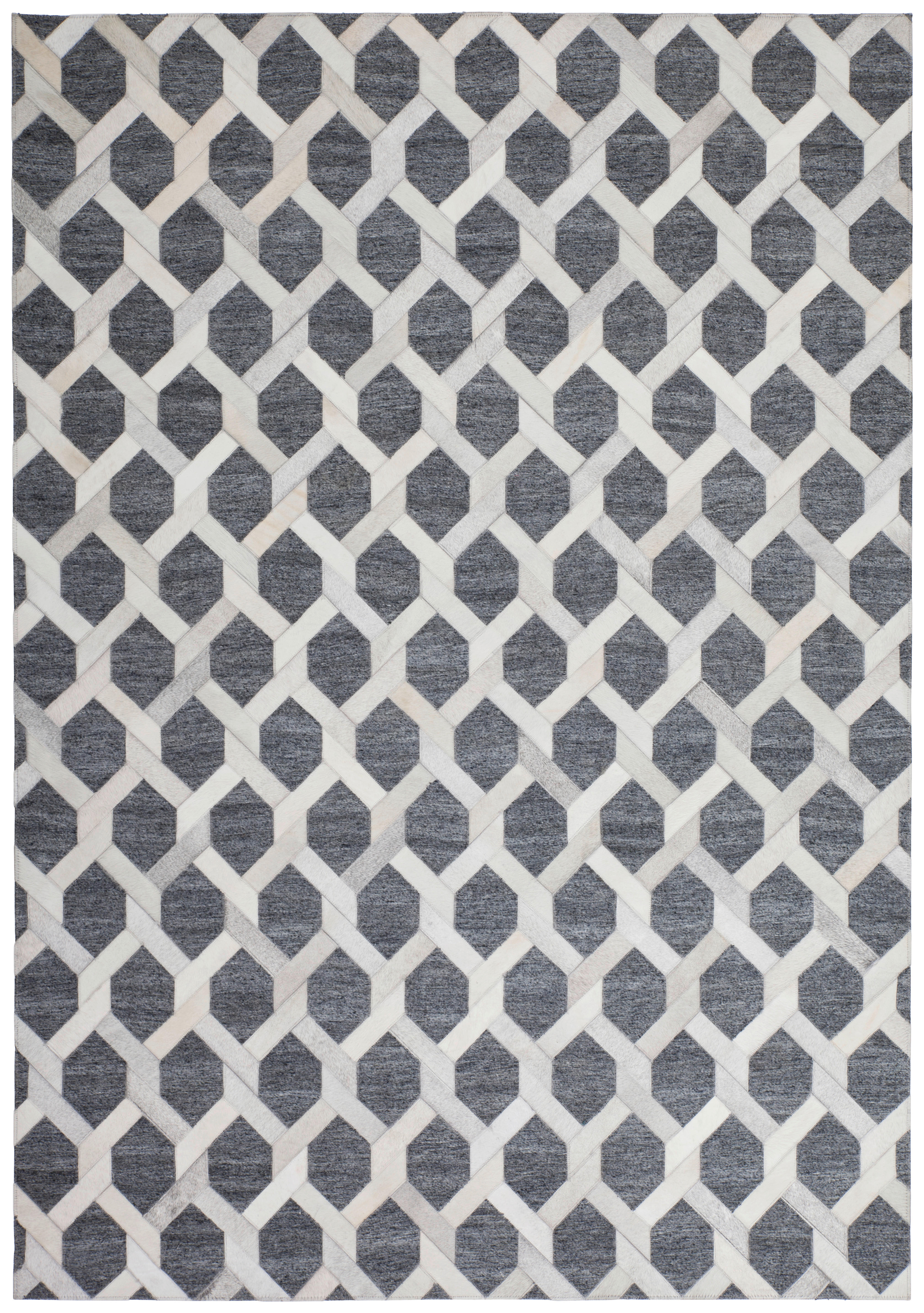 Kayoom Kurzflorteppich Chimera 125 grau B/L: ca. 80x150 cm Chimera 125 - grau (80,00/150,00cm) - Kayoom
