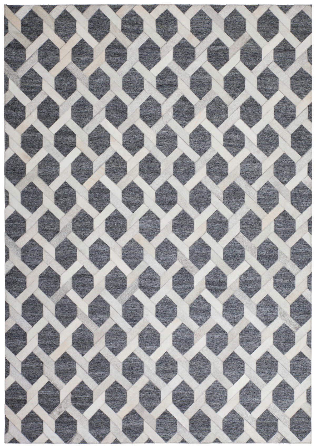 Kayoom Kurzflorteppich Chimera 125 grau B/L: ca. 80x150 cm Chimera 125 - grau (80,00/150,00cm) - Kayoom