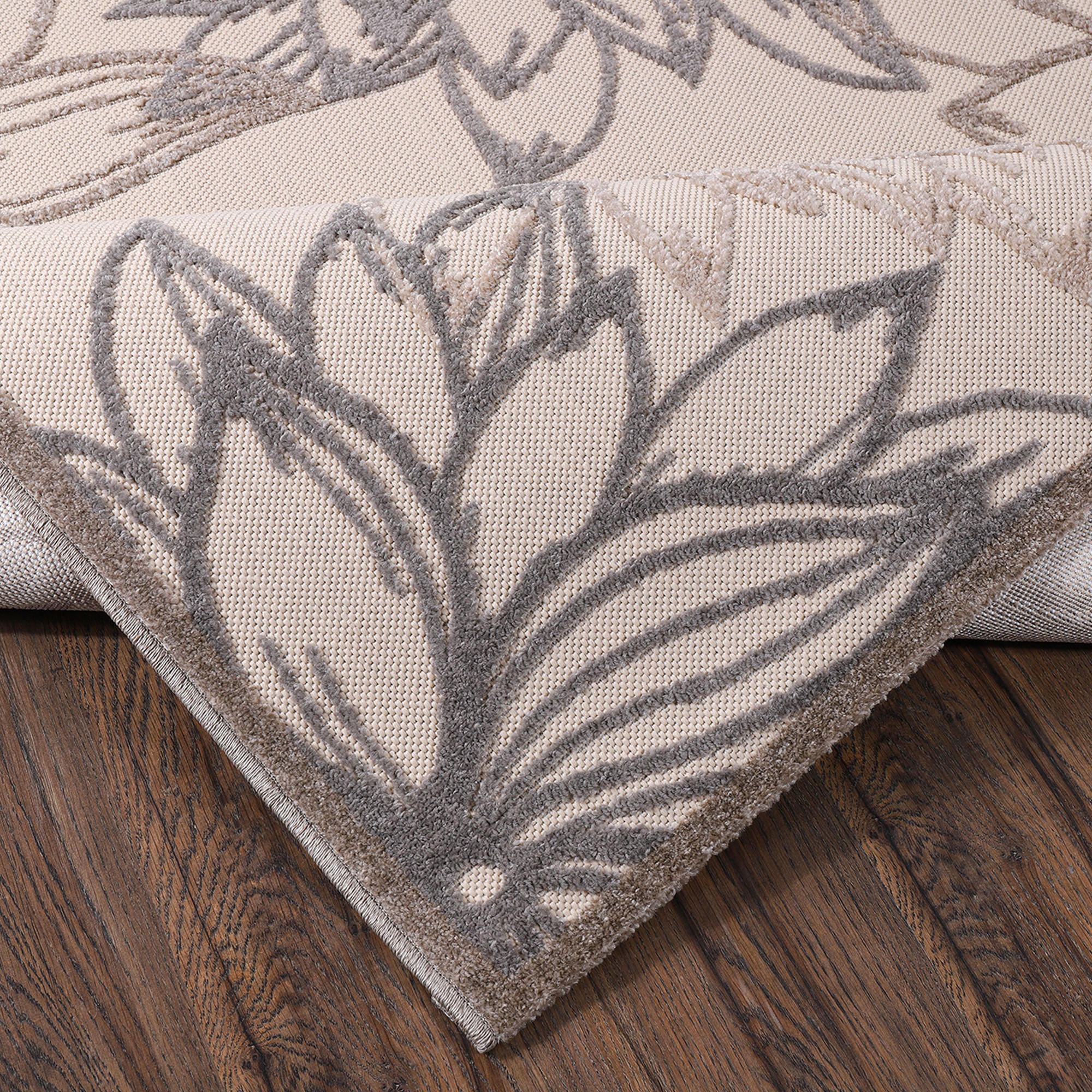 Thumbnail - Sanat Outdoorteppich FLORAL creme B/L: ca. 120x170 cm