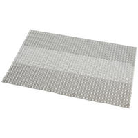 Platzmatte grau Kunststoff B/L: ca. 30x45 cm Platzmatte_Pailetten - grau (30,00/45,00cm)