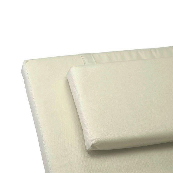 VCM Liegenauflage 2er Set creme Polyester B/L: ca. 58x188 cm 2er Set - creme (58,00/188,00cm) - VCM