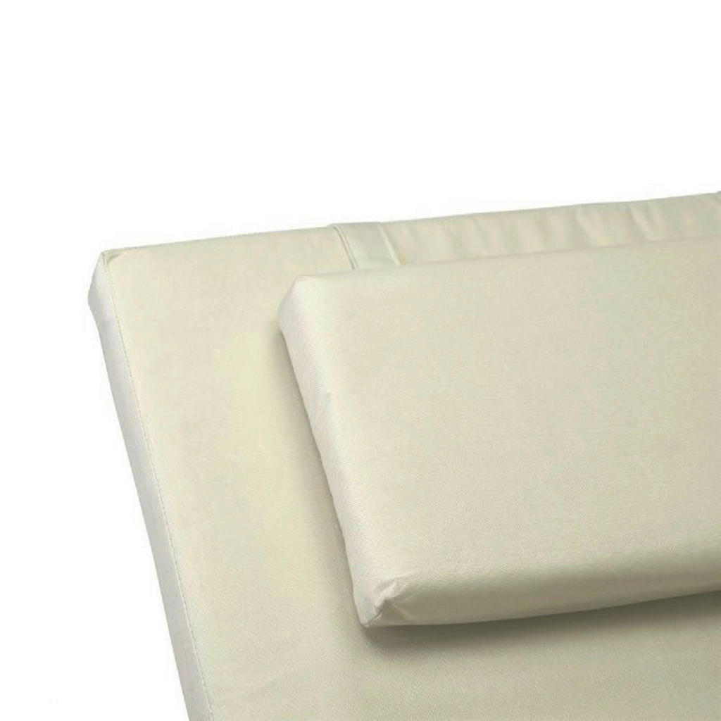 VCM Liegenauflage 2er Set creme Polyeste... VCM Liegenauflage 2er Set creme Polyeste...