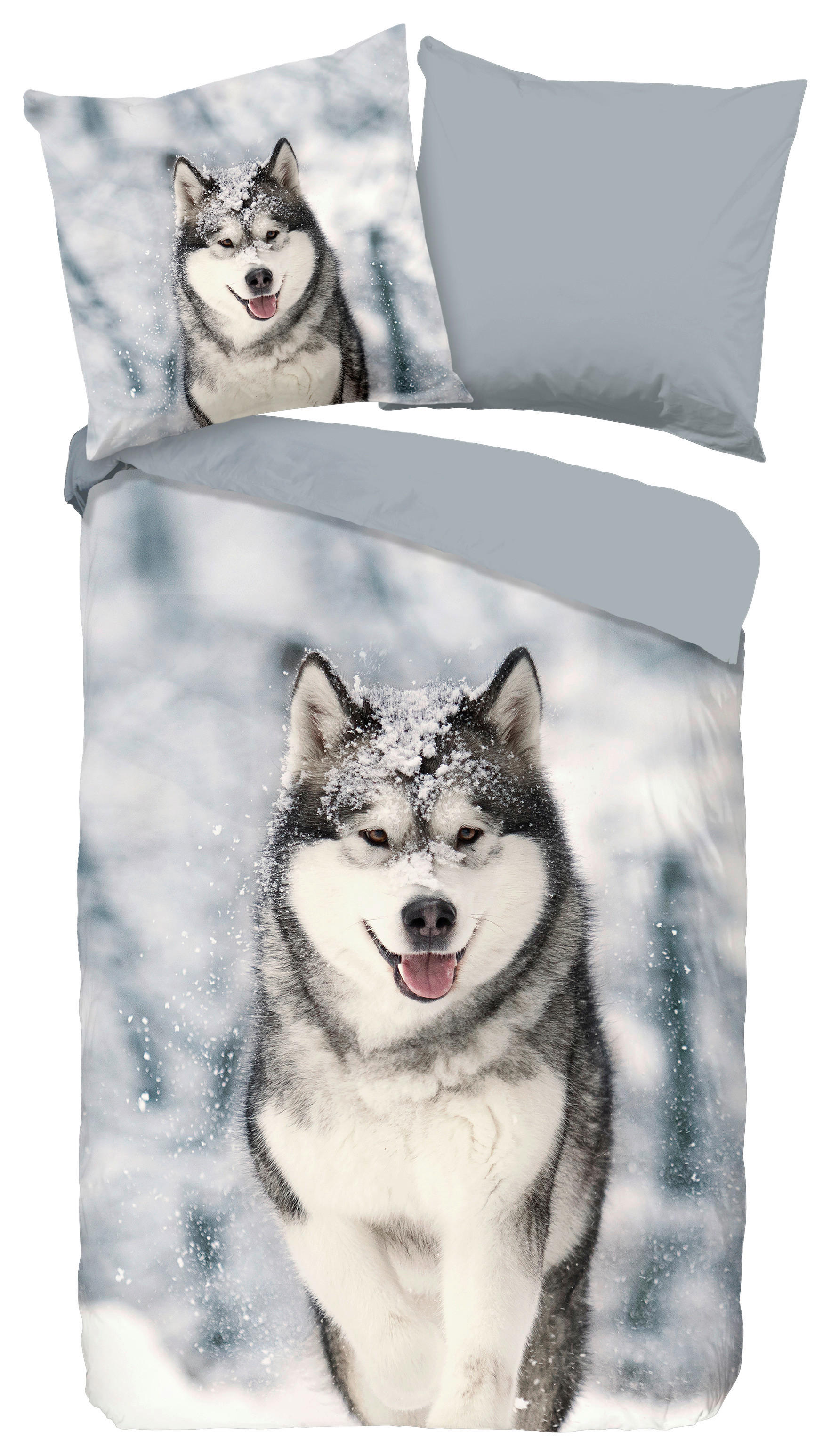 Baumwoll Bettwäsche Husky Flanell günstig online kaufen