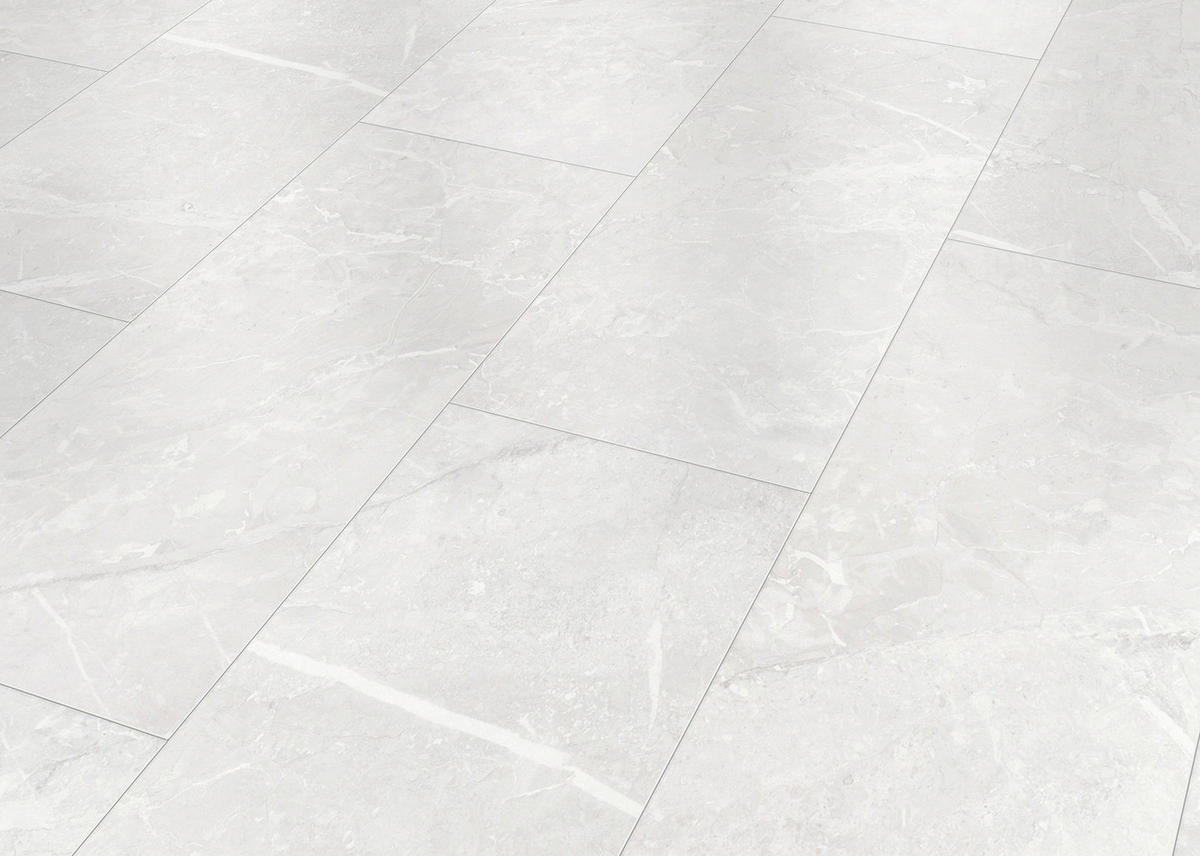 Visiogrande Laminatboden Granit weiß ca. 2,367 m² im Paket  B/L: ca. 28x60,4 cm pro Paket Granit weiß ca. 2,367 m² im Paket - weiß (28,00/60,40cm) - Visiogrande