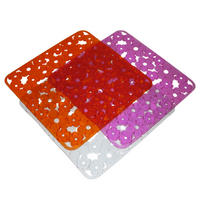 Metaltex Spülbeckenmatte sortiert Gummi B/H/L: ca. 32x0,4x32 cm Spülbeckenmatte_Flower - sortiert (32,00/32,00/0,40cm) - Metaltex