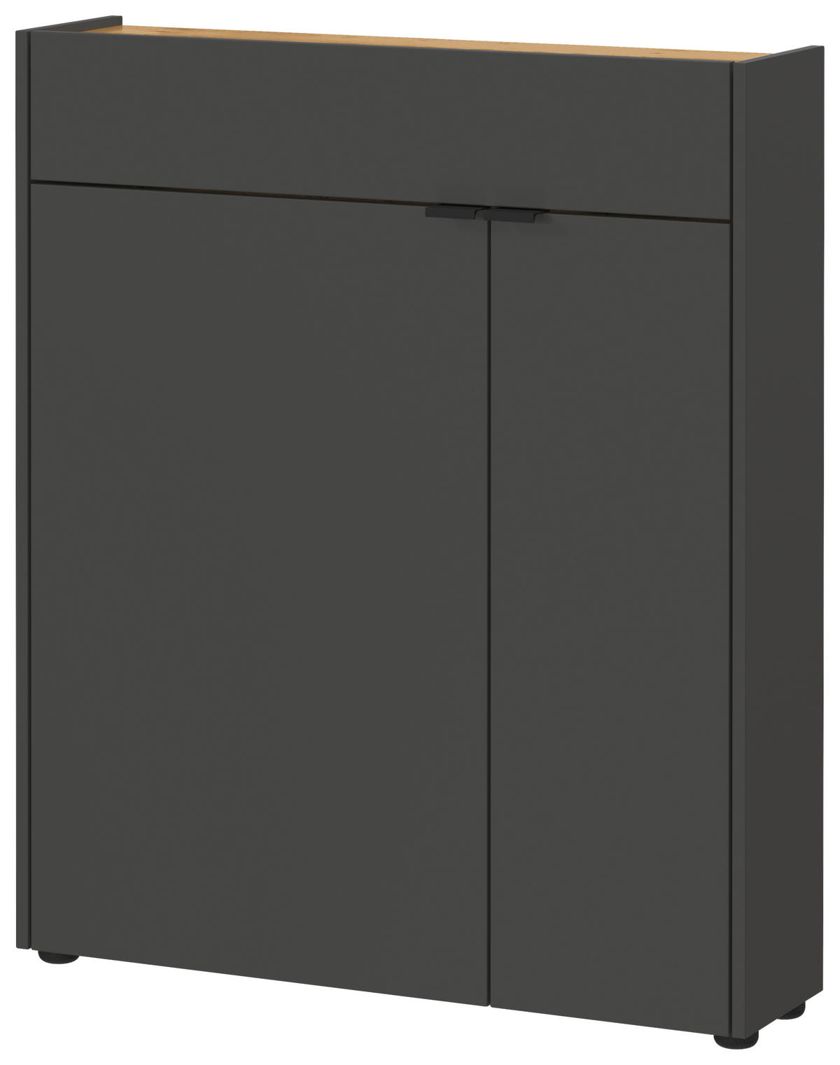 Garderobenset 9953-549 B/H/T: ca. 112x200x22 cm 9953-549 - Eiche/Graphit (112,00/200,00/22,00cm) - Germania