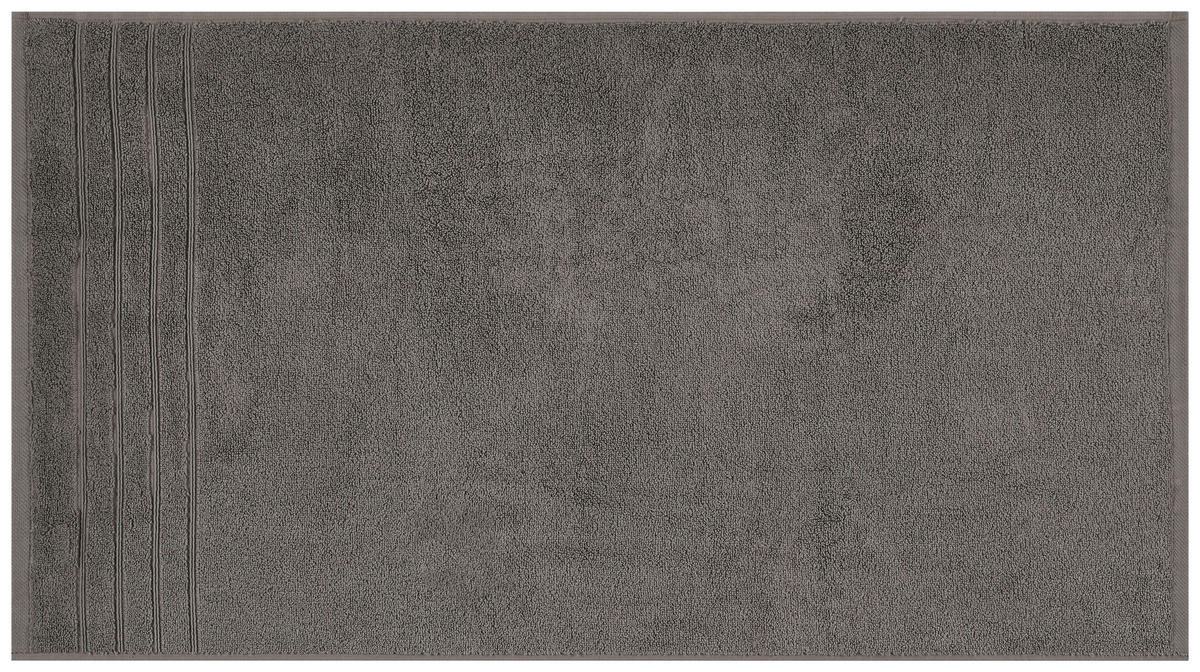 Handtuch Handtuch_Pisa 50x100 anthrazit - anthrazit (50,00/100,00cm) - POCOline