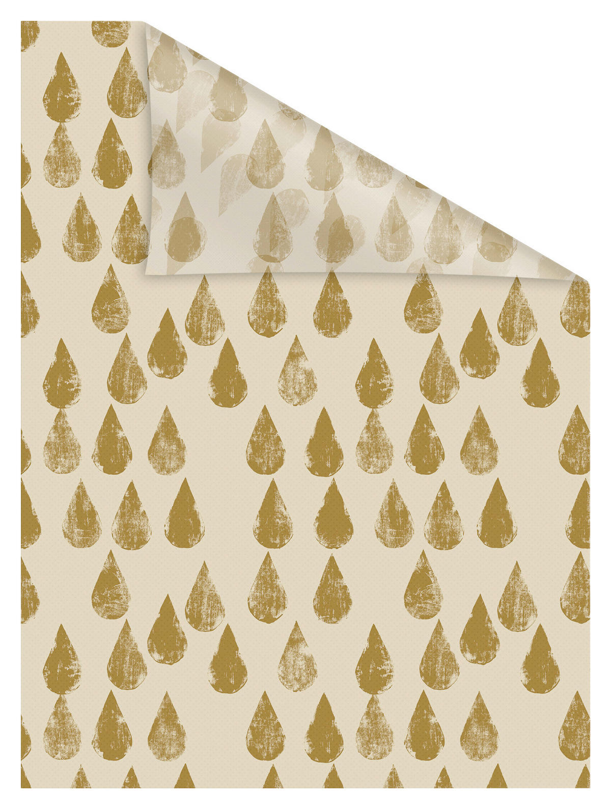 LICHTBLICK Fensterfolie Golden Drops Tropfen Golden Drops gold B/L: ca. 50x100 cm Golden Drops - gold (50,00/100,00cm) - LICHTBLICK