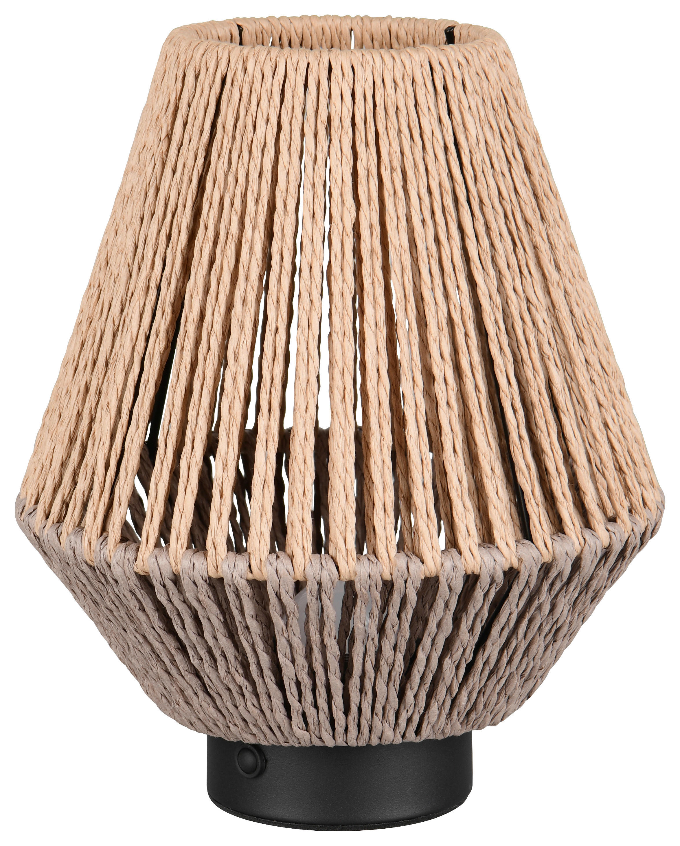 Reality LED Tischleuchte LIRA braun Papier H: ca. 22 cm 1 Brennstellen Lira - braun (22,00cm) - Reality