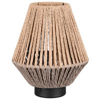 Reality LED Tischleuchte LIRA braun Papier H: ca. 22 cm 1 Brennstellen Lira - braun (22,00cm) - Reality