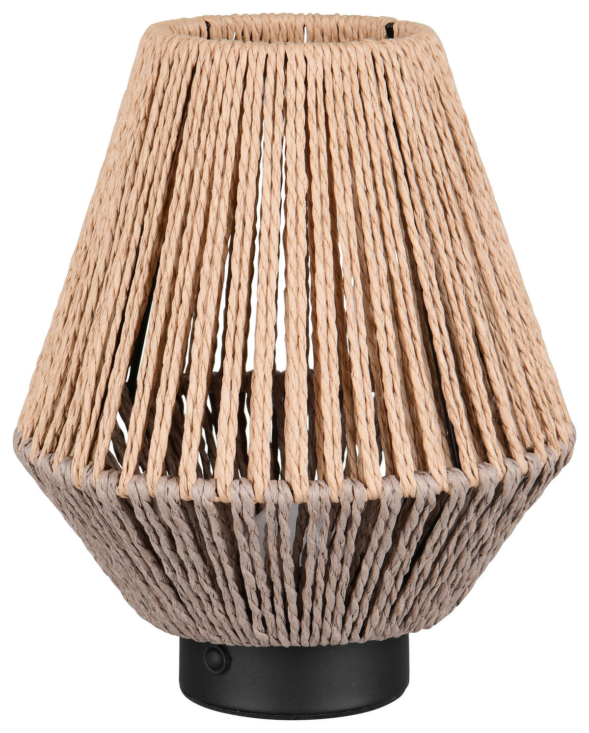 Reality LED Tischleuchte LIRA braun Papier H: ca. 22 cm 1 Brennstellen Lira - braun (22,00cm) - Reality