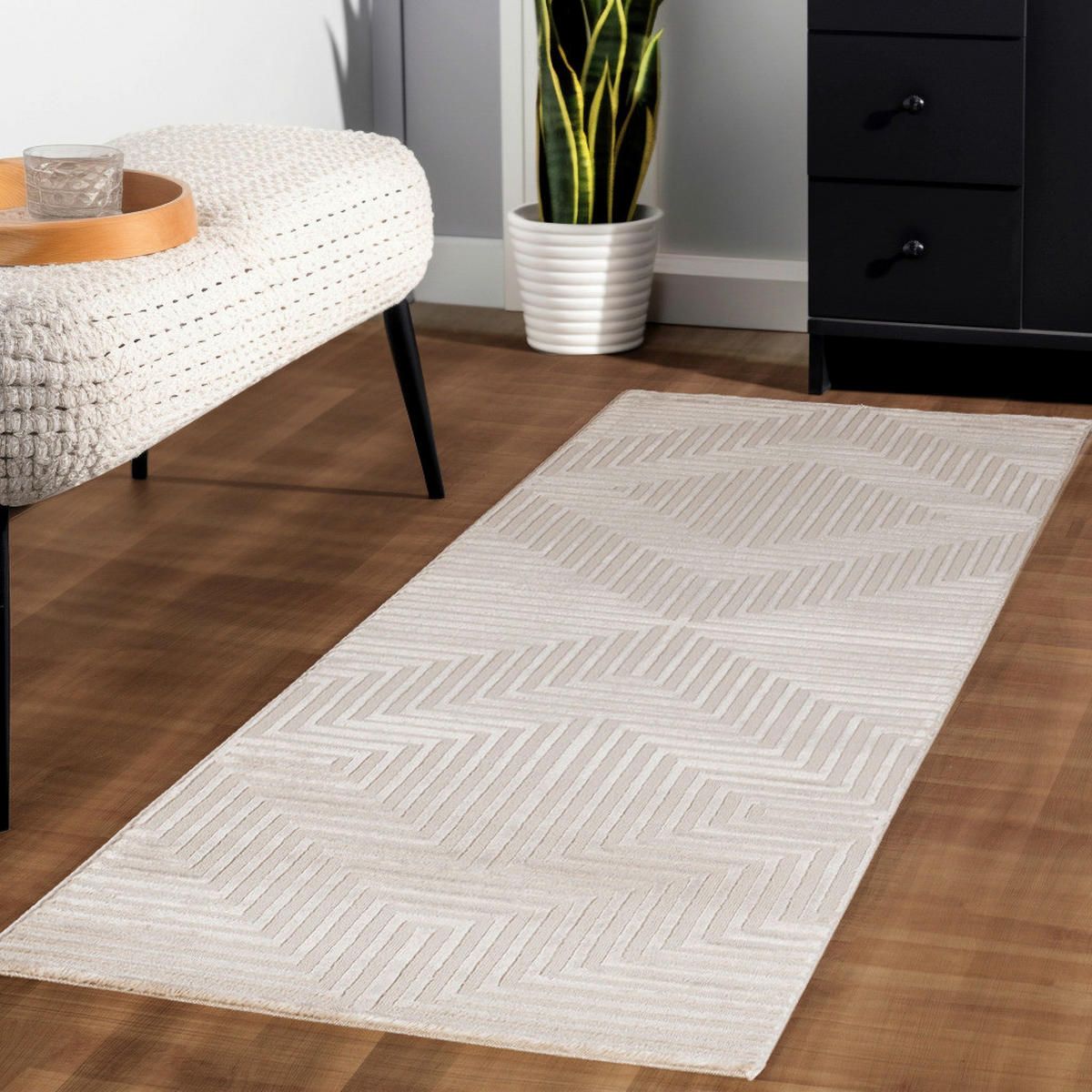 Ayyildiz Teppich SAHARA beige B/L: ca. 80x150 cm SAHARA - beige (80,00/150,00cm) - Ayyildiz