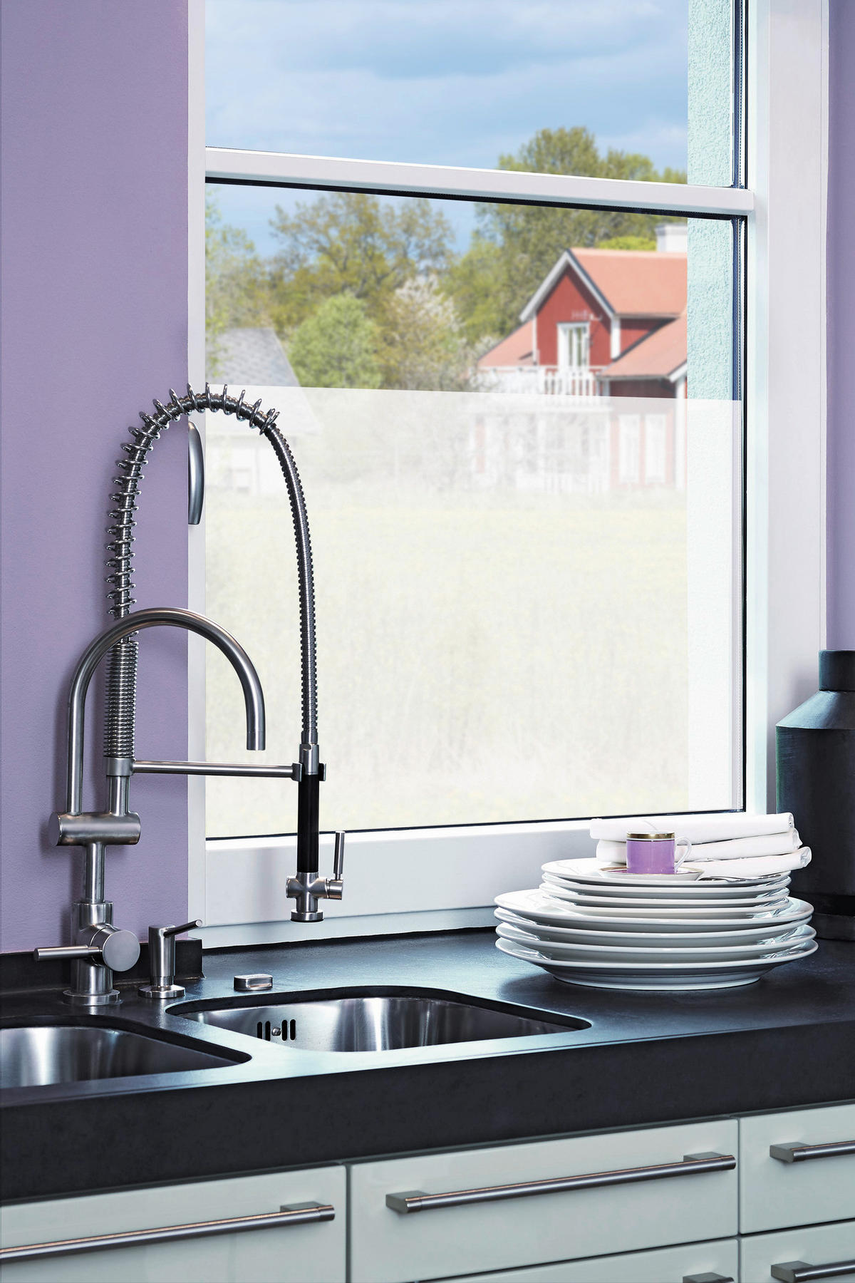 d-c-fix Dekofolie Opal transparent B/L: ca. 67,5x200 cm Klebefolie_d-c-fix_F3468338 - transparent (67,50/200,00cm) - d-c-fix