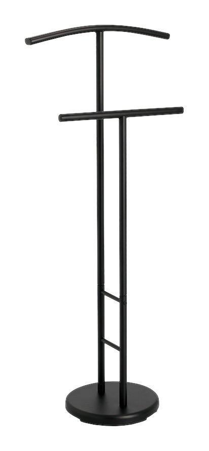 Zeller Herrendiener schwarz Metall B/H/L: ca. 28x114x46 cm Herrendiener - schwarz (46,00/28,00/114,00cm) - Zeller