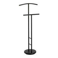 Zeller Herrendiener schwarz Metall B/H/L: ca. 28x114x46 cm Herrendiener - schwarz (46,00/28,00/114,00cm) - Zeller