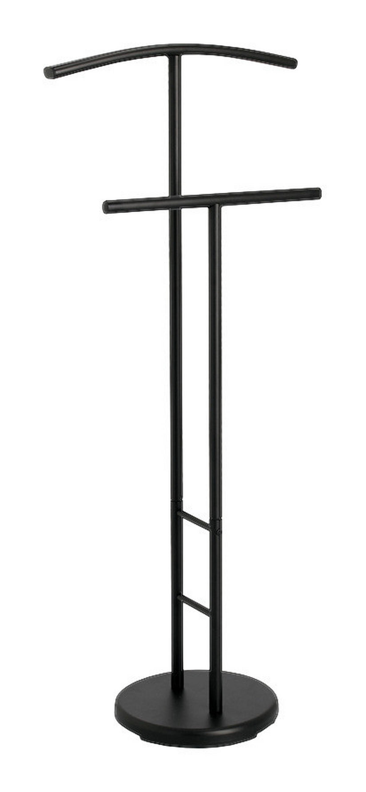 Zeller Herrendiener schwarz Metall B/H/L: ca. 28x114x46 cm Herrendiener - schwarz (46,00/28,00/114,00cm) - Zeller