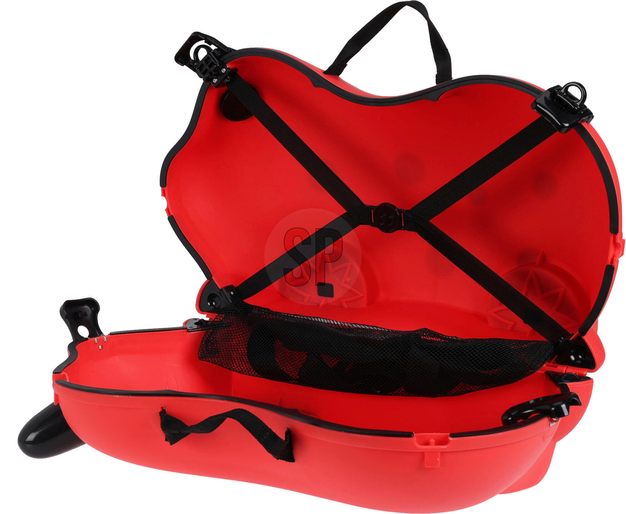 Kinder Sitzkoffer rot Polypropylen B/H/L: ca. 54x23x33,5 cm Kinder-Sitzkoffer - rot (33,50/54,00/23,00cm)