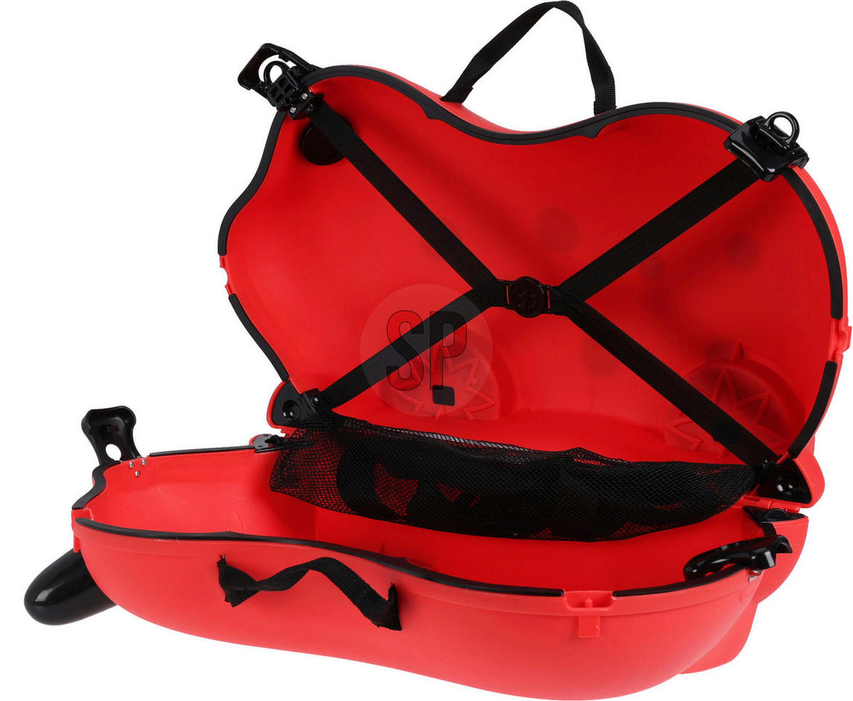 Kinder Sitzkoffer rot Polypropylen B/H/L: ca. 54x23x33,5 cm Kinder-Sitzkoffer - rot (33,50/54,00/23,00cm)
