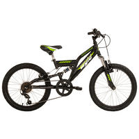 WYLD Kinder-Mountainbike Zodiac ZODIAC 20 Zoll Rahmenhöhe 31 cm 6 Gänge schwarz schwarz ca. 20 Zoll Zodiac - schwarz - WYLD