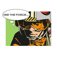 Komar Poster Star Wars Classic Comic Quote Luke Star Wars B/L: ca. 50x40 cm Star Wars Classic Comic Quote Luke - (50,00/40,00cm) - Komar