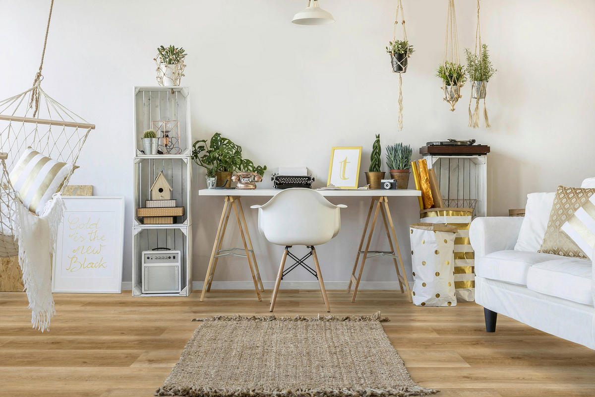 Click-Vinylboden Griesheim ca. 2,782 m² im Paket  B/L: ca. 22,8x122 cm pro Paket Griesheim ca. 2,782 m² im Paket - (122,00/22,80/0,45cm)