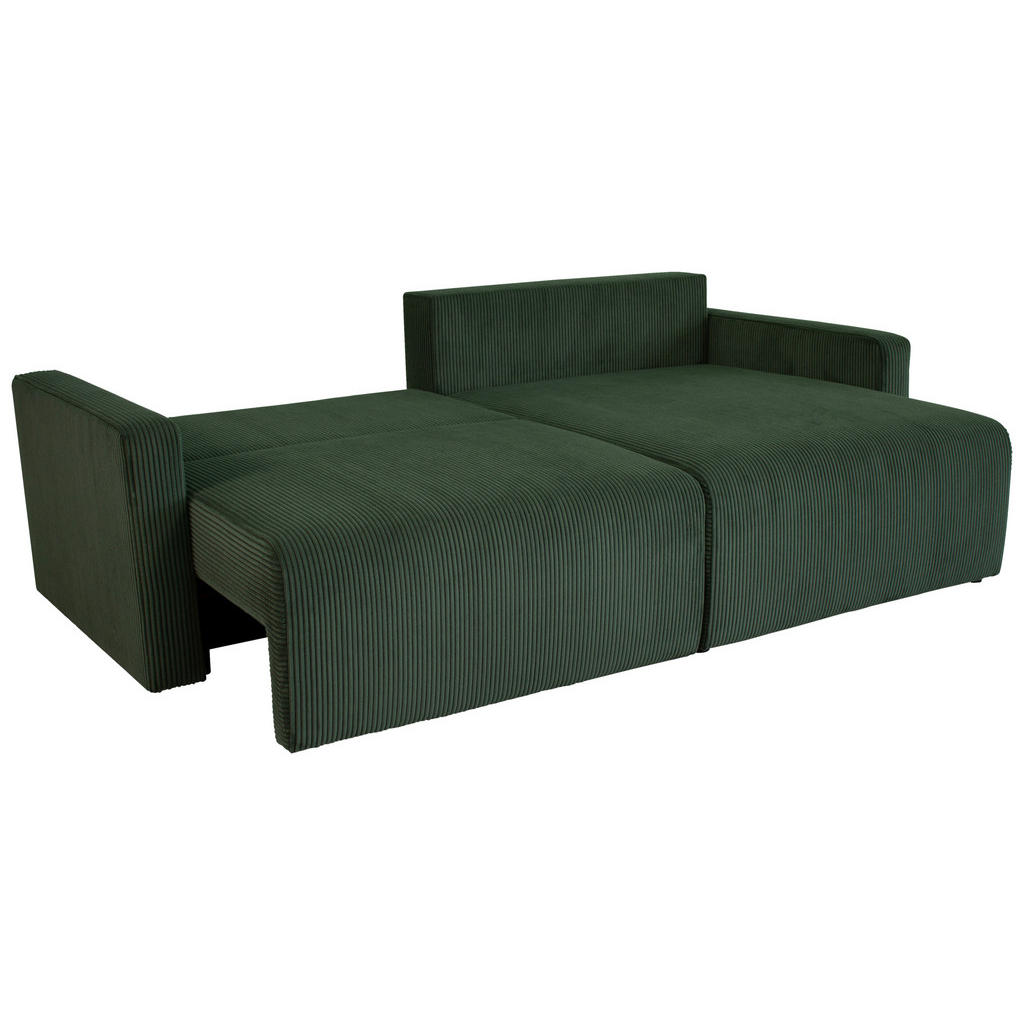 Thumbnail - Ecksofa Dave grün Microfaser B/H/T: ca. 227x92x146 cm