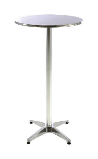 VCM Stehtisch silber Alu H/D: ca. 115x60 cm Stehtisch - silber (60,00/115,00cm) - VCM