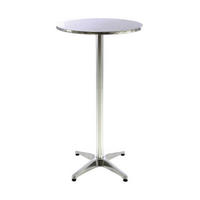 VCM Stehtisch silber Alu H/D: ca. 115x60 cm Stehtisch - silber (60,00/115,00cm) - VCM