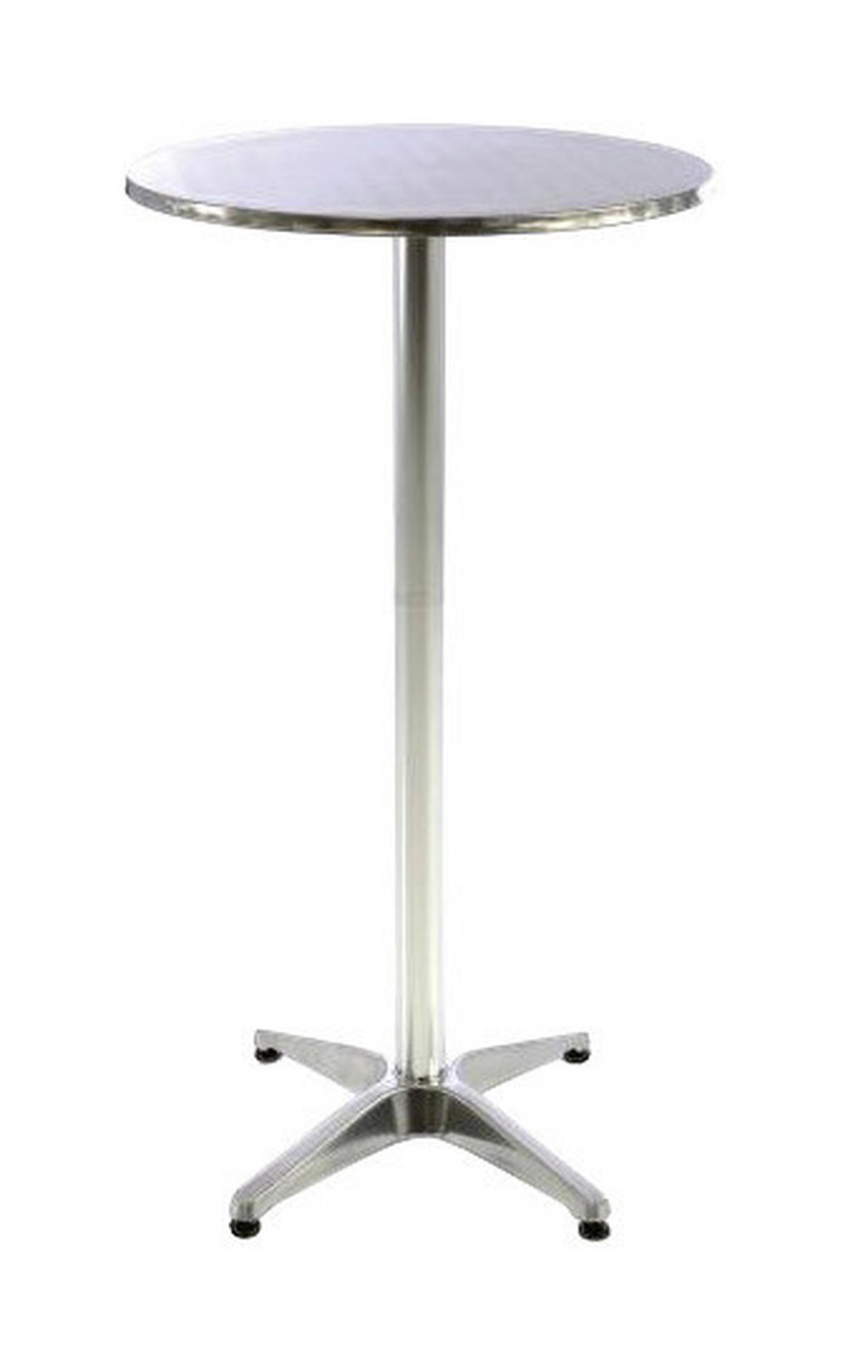 VCM Stehtisch silber Alu H/D: ca. 115x60 cm Stehtisch - silber (60,00/115,00cm) - VCM
