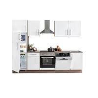 Menke Küchenblock Judith II weiß Lack Hochglanz B/H/T: ca. 280x212x60 cm Judith II - weiß (280,00/212,00/60,00cm) - Menke