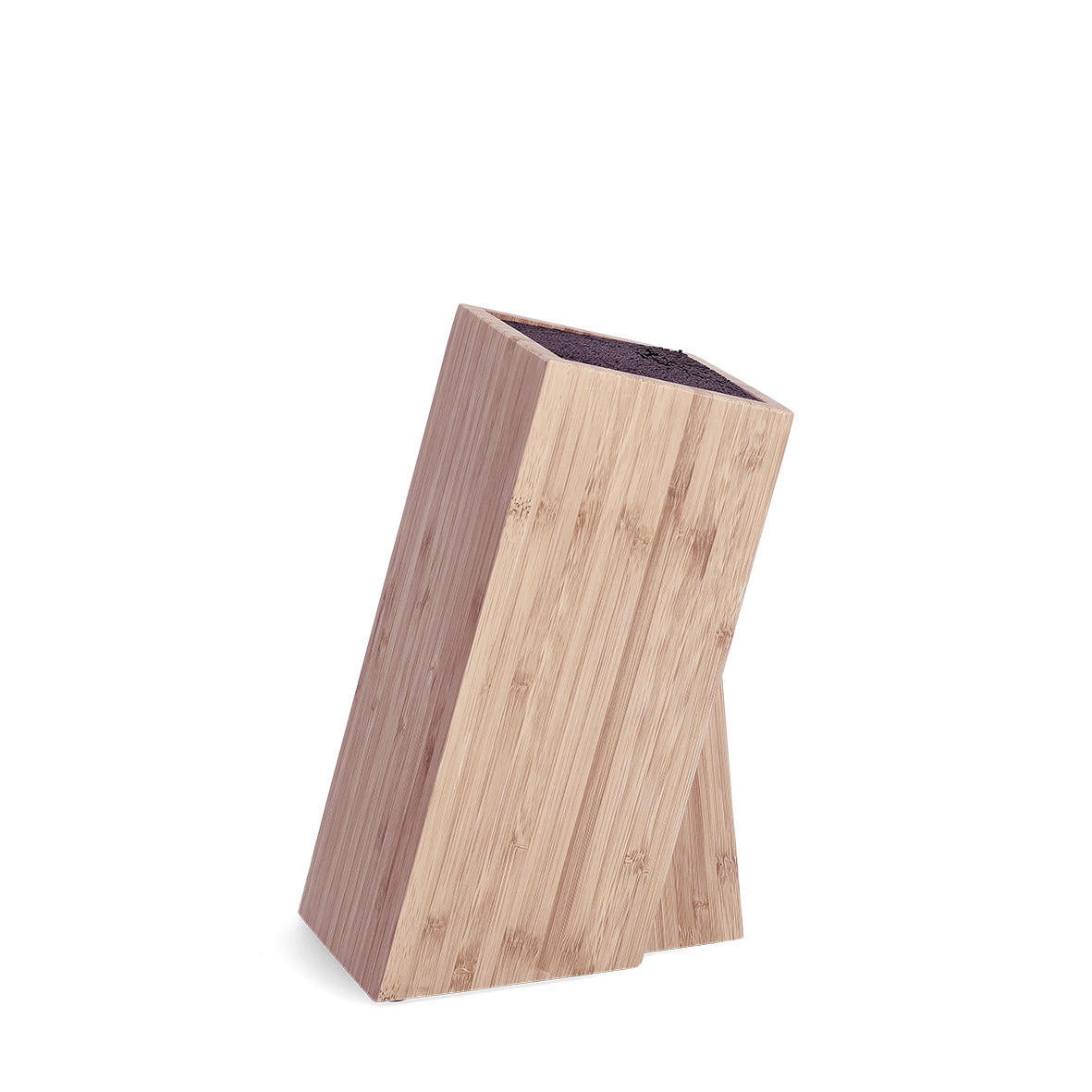 Zeller Messerblock Messerblock - natur/schwarz (15,50/10,50/25,50cm) - Zeller