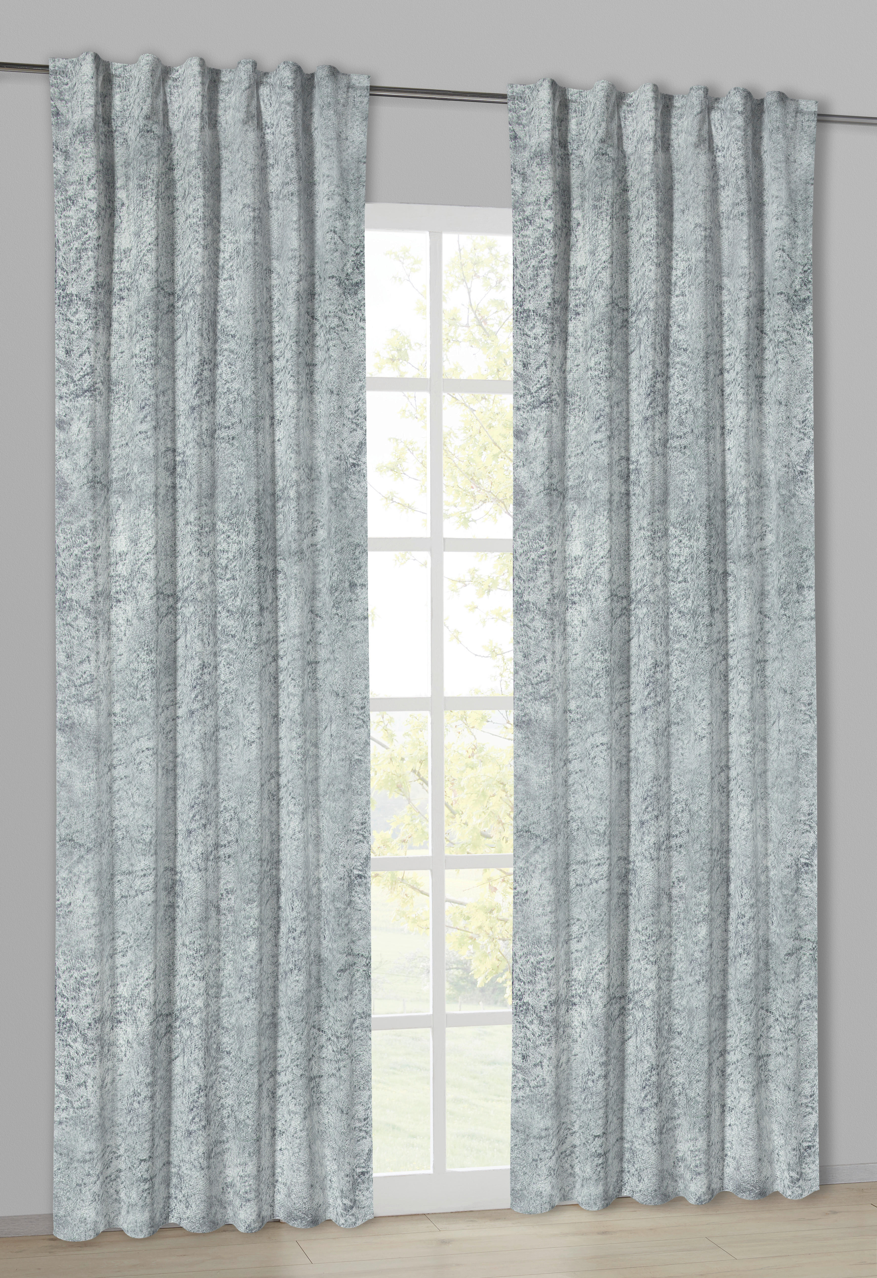 Thermovorhang Frozen silber B/L: ca. 140x245 cm Frozen - silber (140,00/245,00cm)