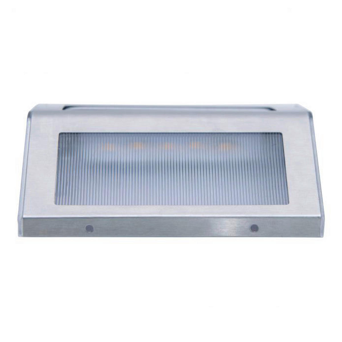 LED Solar-Außenleuchte 4er-Set NV5282104 silber Eisen B/H/L: ca. 2x8x10 cm LED Solar-Außenleuchte 4er-Set - silber (10,00/2,00/8,00cm) - Näve Leuchten