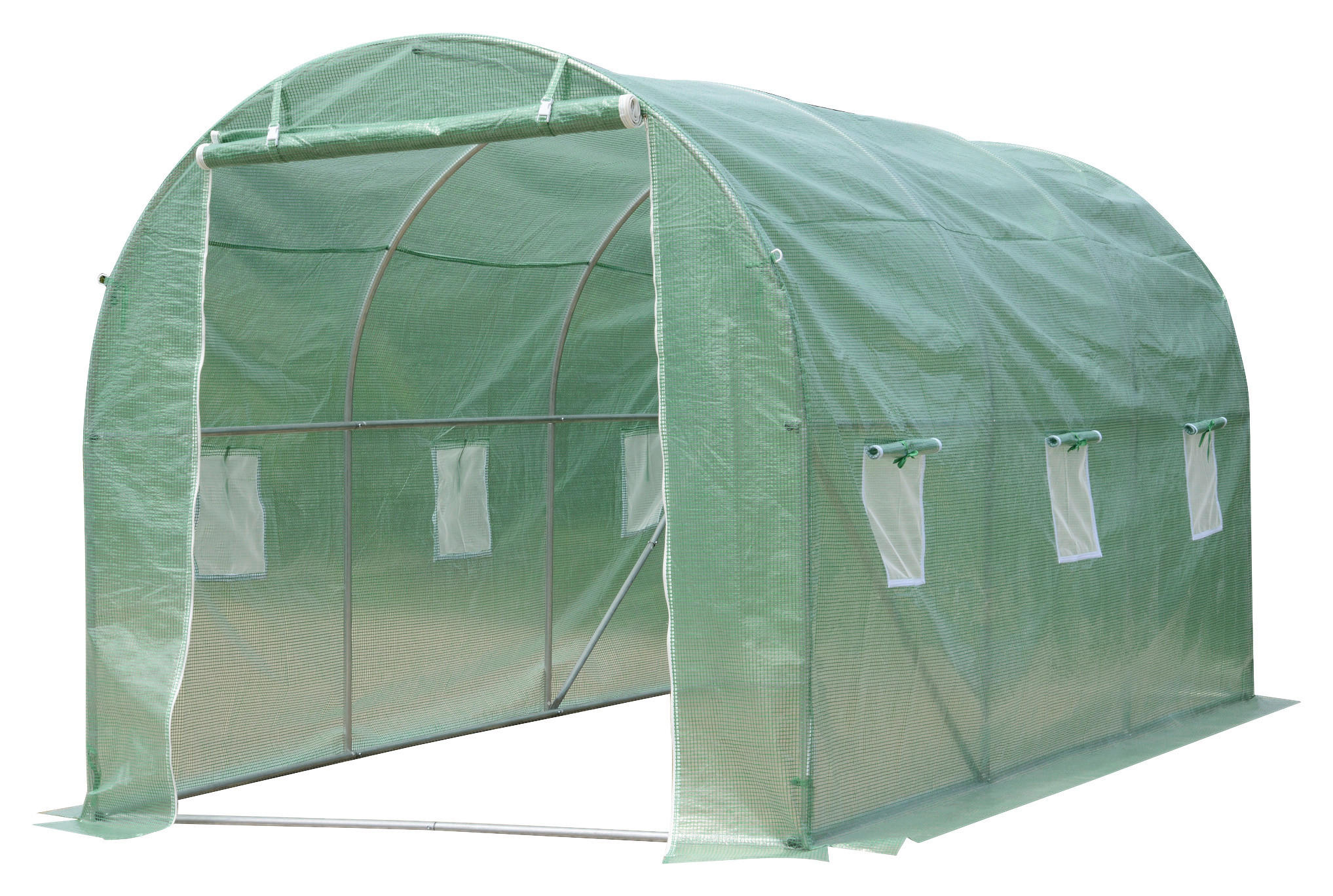 Outsunny Tomatenhaus B/H/L: ca. 200x190x400 cm Tomatenhaus 845-157 - (400,00/200,00/190,00cm) - Outsunny