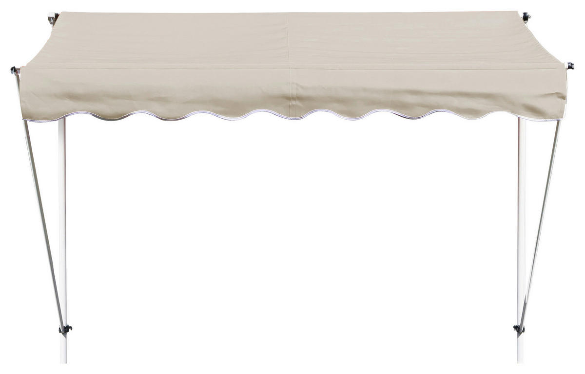 Klemm-Markise Ontario sandbeige B/L: ca. 205x130 cm Ontario - sandbeige (205,00/130,00cm) - Grasekamp