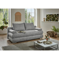 Schlafsofa Biel silber B/H/T: ca. 199x97x95 cm Biel - silber (199,00/97,00/95,00cm)