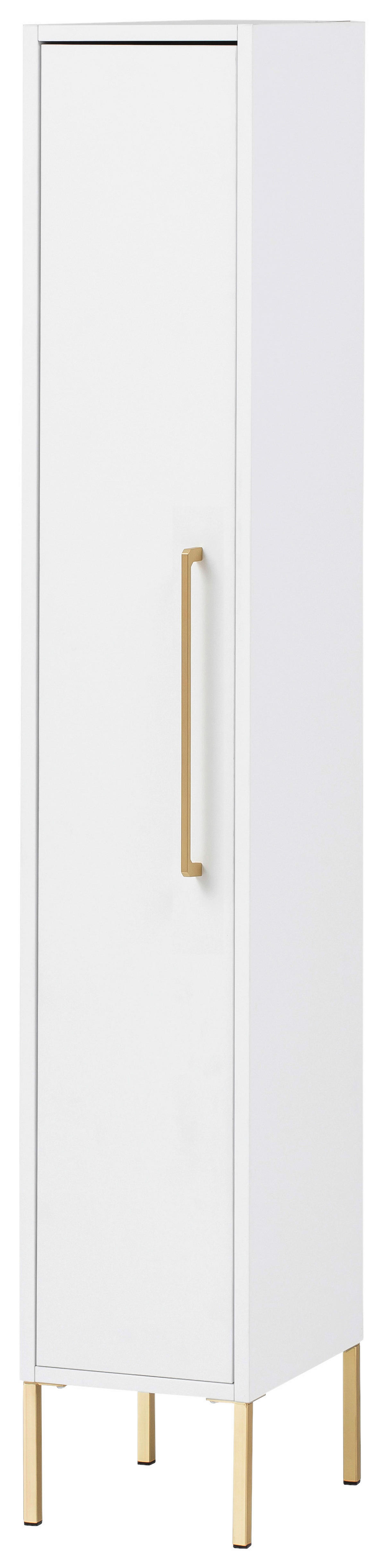 Midischrank Sarah weiß B/H/T: ca. 25x154,7x30 cm Sarah - weiß (25,00/154,70/30,00cm) - Möbelpartner