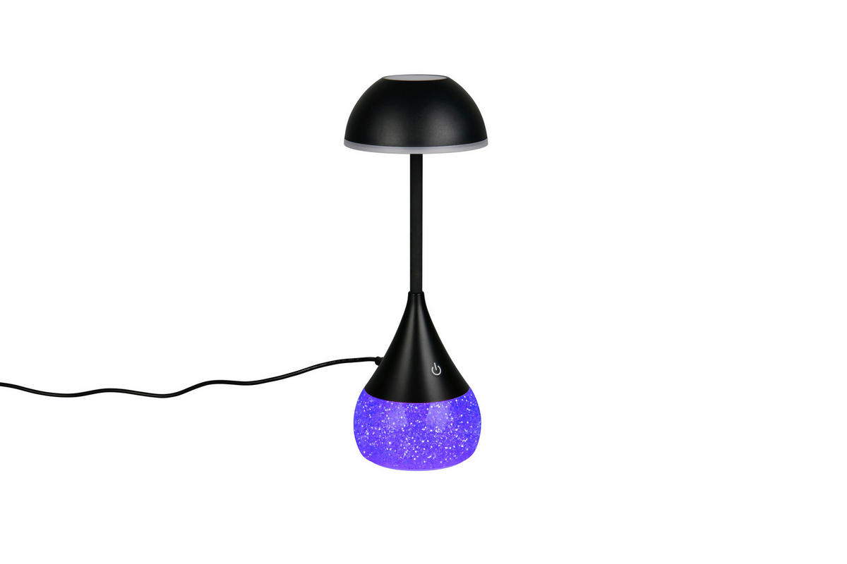 Reality Leuchten LED-Tischleuchte schwarz Kunststoff B/L: ca. 11x28,3 cm LED-Tischleuchte_Tembo - schwarz (11,00/28,30cm) - Reality Leuchten