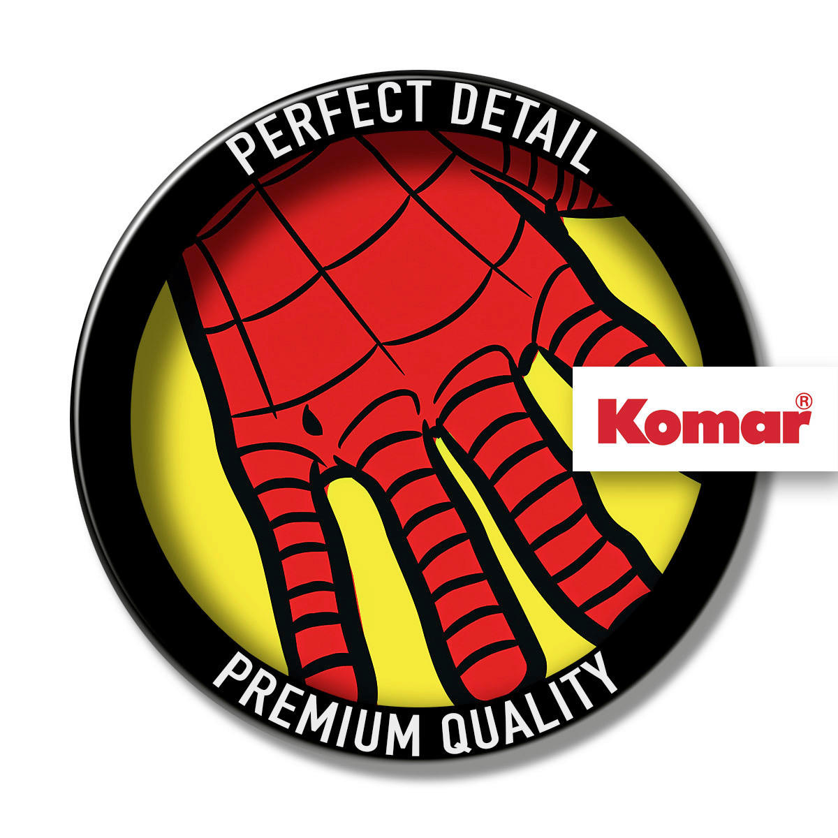 Komar Poster Marvel PowerUp Spider-Man Hand Disney B/L: ca. 40x50 cm Marvel PowerUp Spider-Man Hand - (40,00/50,00cm) - Komar